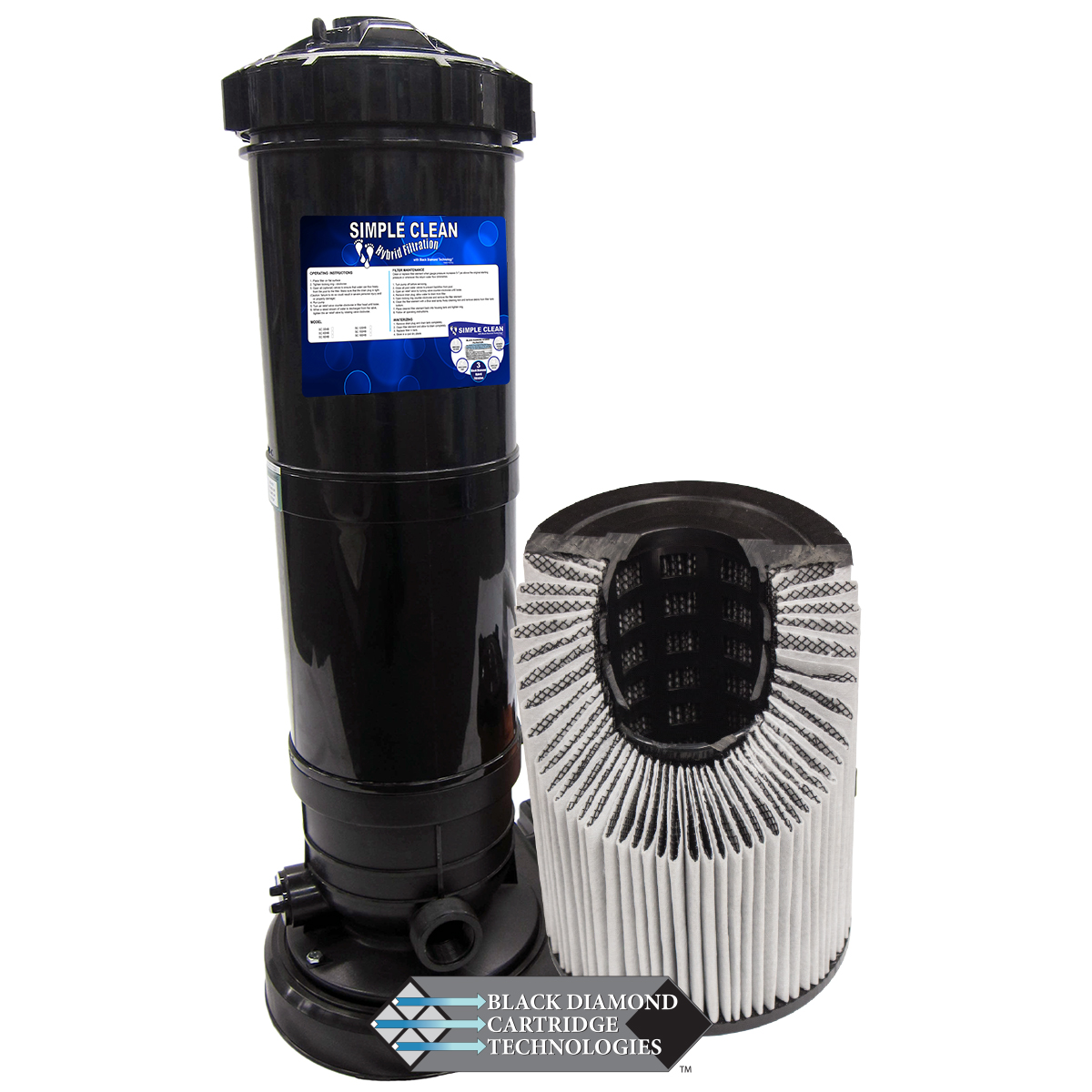 Above Ground Pool Equipment 120 SQ FT ELEMENT SIMPLE CLEAN FILTER